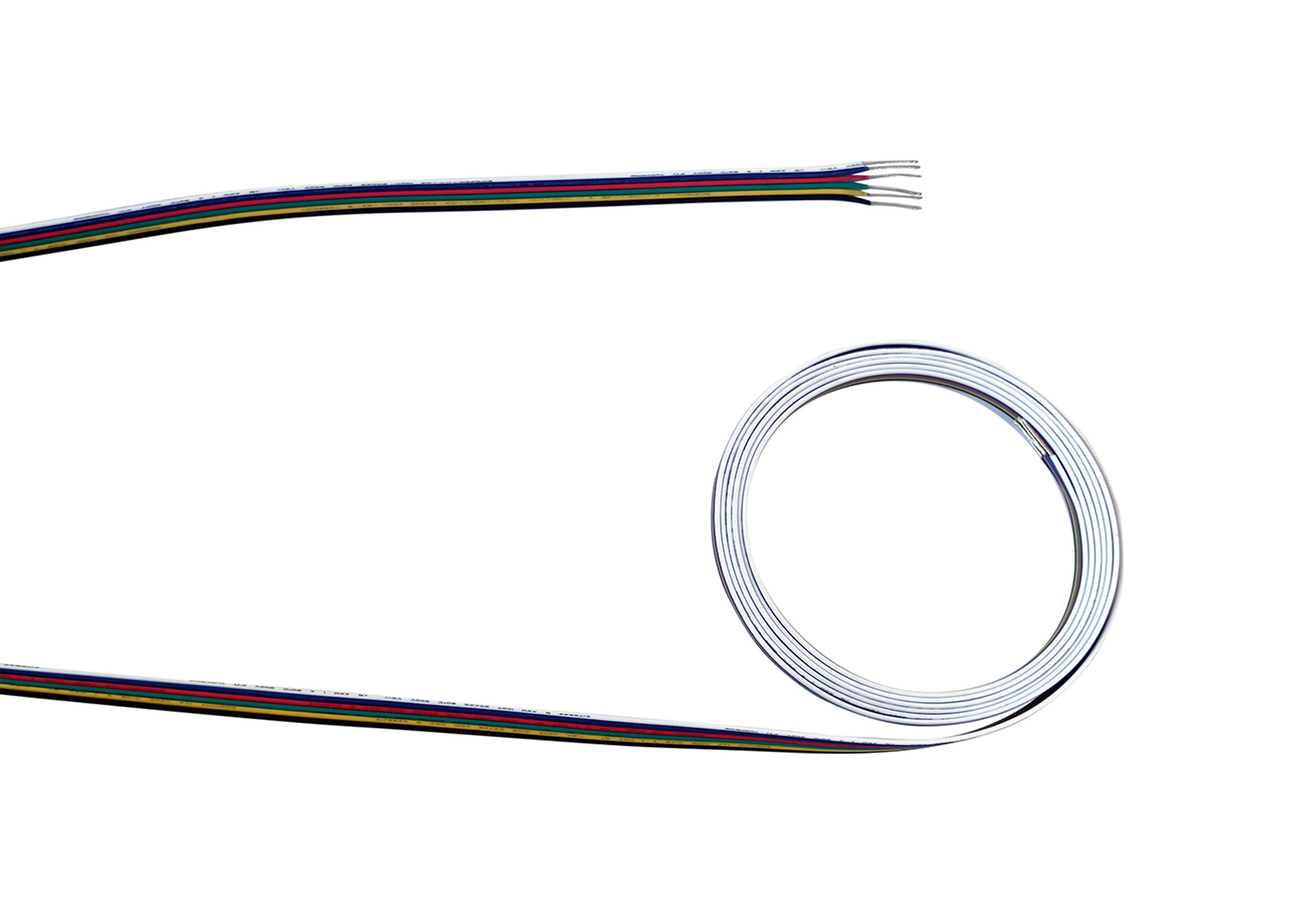 D1039  1m 6 Core 0.5mm Cable Suitable For RGB CCT LED Strip 20 AWG